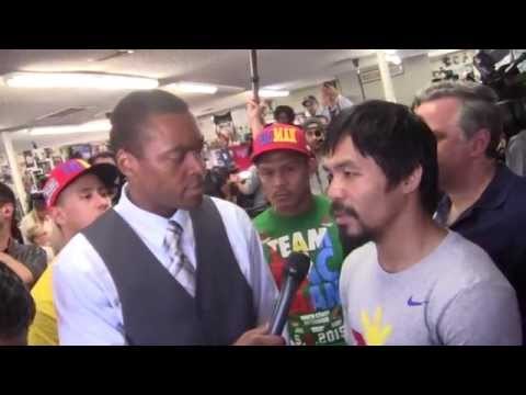 MANNY PACQUIAO: I'M CONSIDERING RETIREMENT AFTER FLOYD MAYWEATHER FIGHT; NO MATTER WHO WINS!