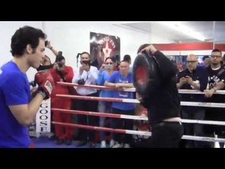 Julio Cesar Chavez POWER PUNCHING WORKOUT!