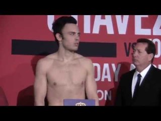 Julio Cesar Chavez Jr vs Andrzej Fonfara WEIGH IN