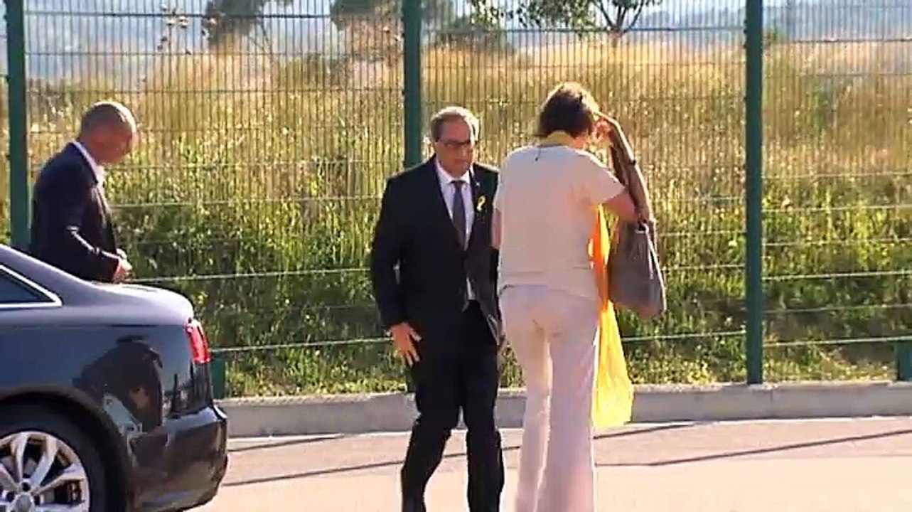 Torra visita a Junqueras, Romeva y los Jordis en la cárcel de Lledoners