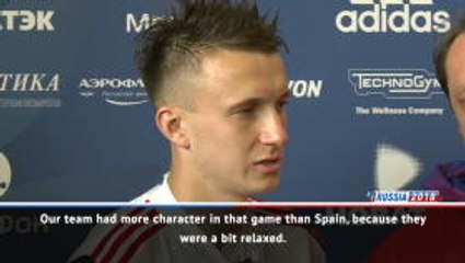 Download Video: Russia showed more character than 'relaxed' Spain - Golovin