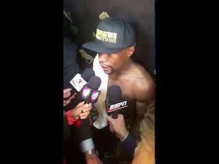 Floyd Mayweather POST FIGHT vs Manny Pacquiao!