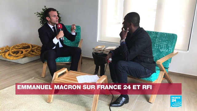 Macron sur France 24 - RFI : Le sujet des migrations naît d'une crise africaine