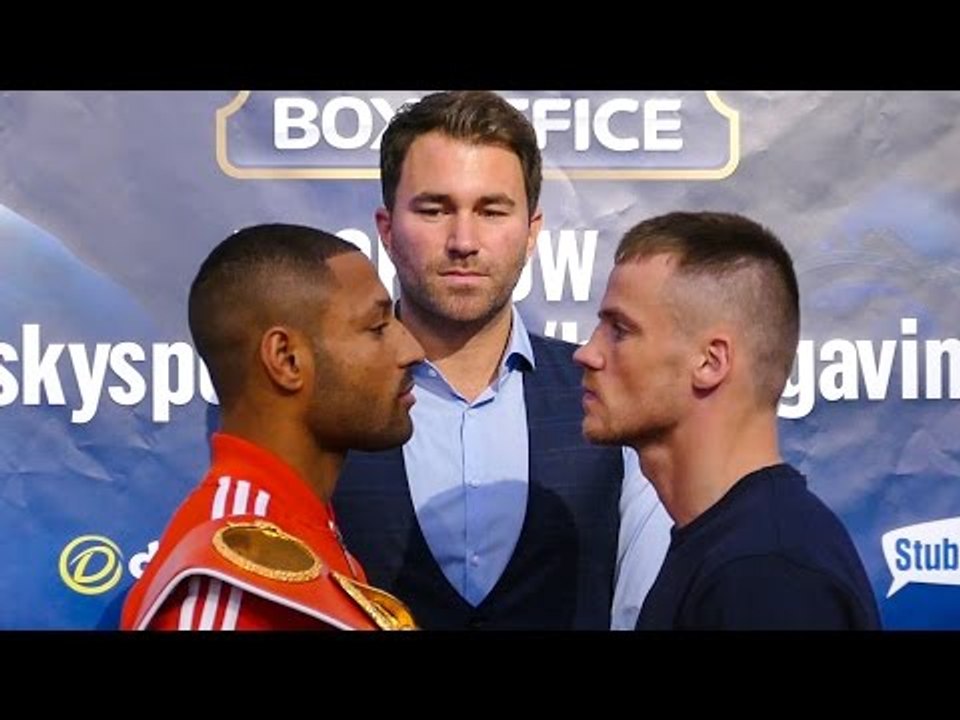 KELL BROOK v FRANKIE GAVIN FACE OFF