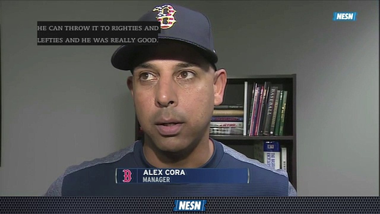 Alex Cora Discusses Eduardo Rodriguez's Gem