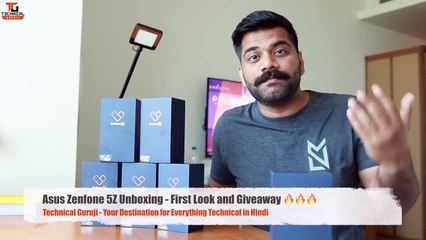 Asus Zenfone 5Z Unboxing - First Look and Giveaway 