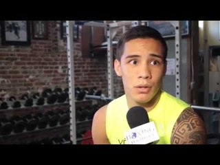 OSCAR VALDEZ on His Knockout Power & Fight vs Gary Russell
