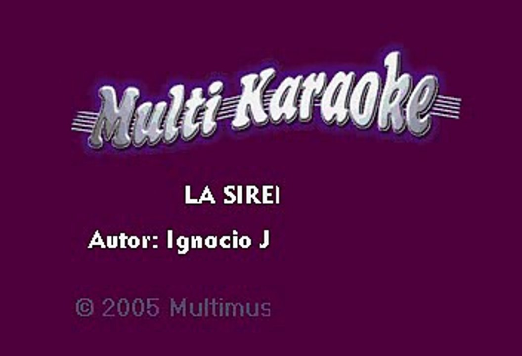 Rigo Tovar - La sirenita (Karaoke)