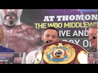 Andy Lee v Billy Joe Saunders London Press Conference FULL