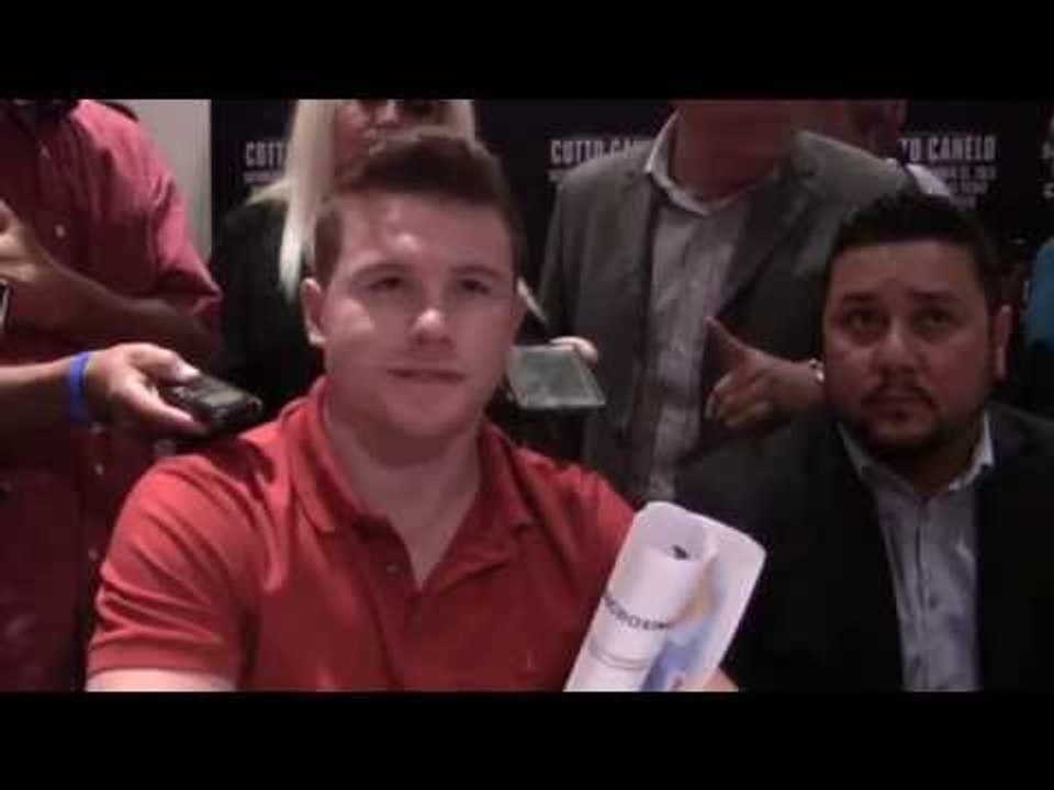 Saul Canelo Alvarez - Writers Roundtable Interview for Miguel Cotto vs Canelo Alvarez