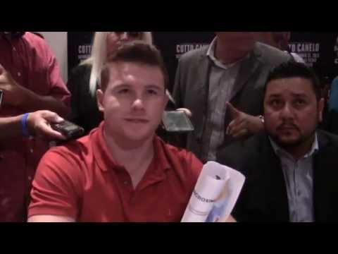 Saul Canelo Alvarez - Writers Roundtable Interview for Miguel Cotto vs Canelo Alvarez
