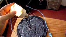 BOBINA PANQUEQUE TESLA -  PANCAKE COIL -  RADIANTE