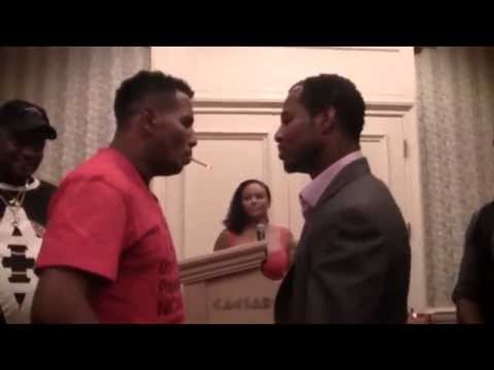 Shane Mosley SLAPS Richardo Mayorga Cigarette Out Of His Face!