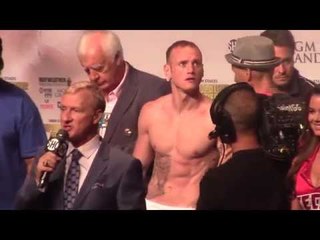 Badou Jack  George Groves weigh-in