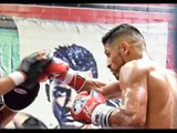Abner Mares COMPLETE MITT WORKOUT fight vs Leo Santa Cruz