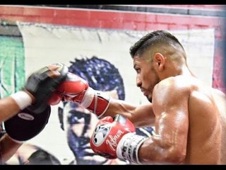 Abner Mares COMPLETE MITT WORKOUT fight vs Leo Santa Cruz