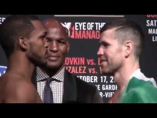 Eamonn O'kane vs Tureano Johnson - FACE OFF - WEIGH IN