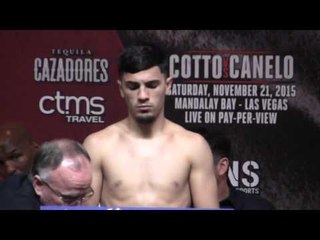Randy Caballero WAY OVERWIEGHT - FIGHT CANCELED!!! vs Lee Haskins - WEIGH IN