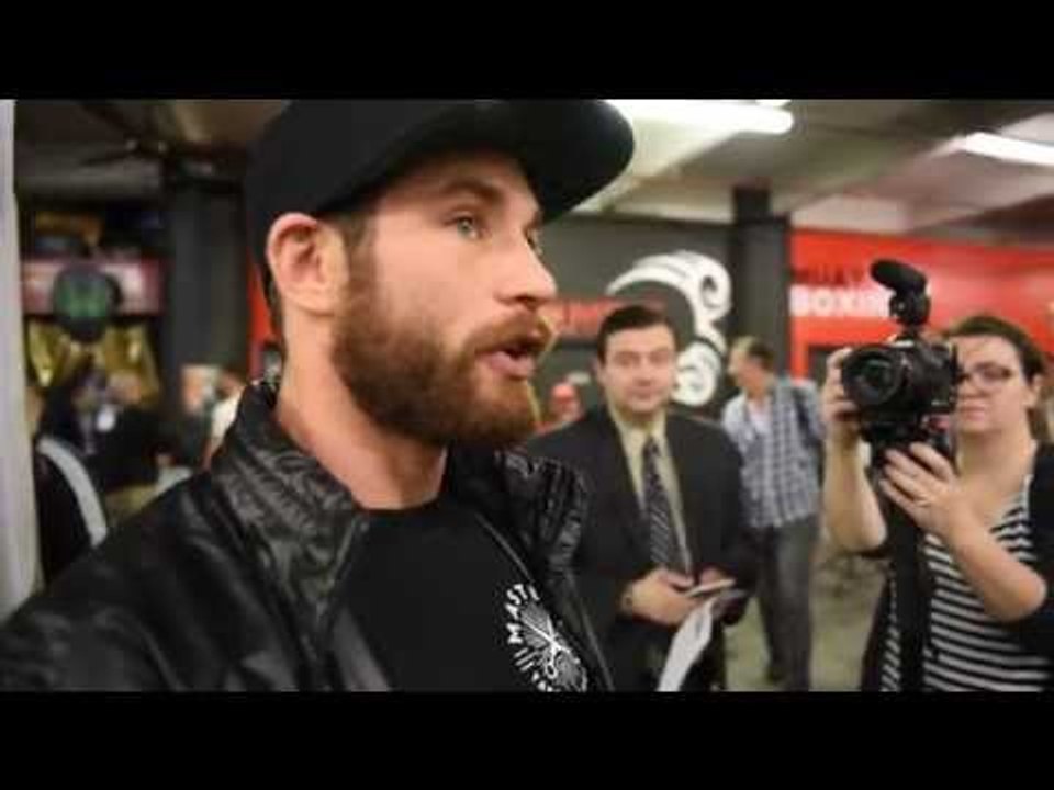 Chris Algieri Answers New York Media Questions - Daniel Jacobs vs Peter Quillin