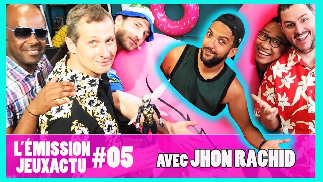 Vacances et grosses bouées avec JHON RACHID L'Émission JEUXACTU #05