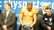 Chirs Eubank Jr OVERWEIGHT! vs Spike Gary O'Sullivan - WEIGH IN