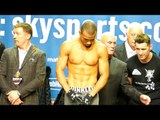 Chirs Eubank Jr OVERWEIGHT! vs Spike Gary O'Sullivan - WEIGH IN