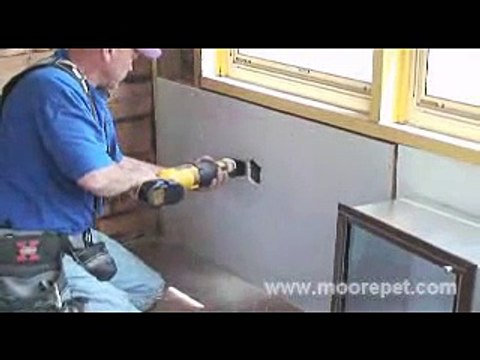 MaxSeal Pet Door Wall Installation | Step 3: Interior Rough Cut