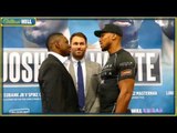 Anthony Joshua vs Dillian Whyte - TRASH TALKING FACE OFF!