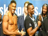 Dillian Whyte TURNS BACK ON vs Anthony Joshua FACE OFF @ WEIGH IN