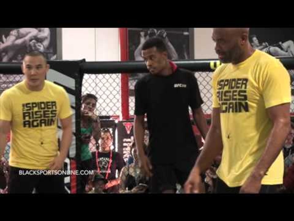 Anderson Silva COMPLETE STRIKE & GRAPPLING WORKOUT! vs Michael Bisping