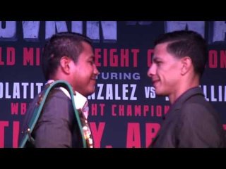 Chocolatito Roman Gonzalez vs McWilliams Arroyo - FACE OFF!