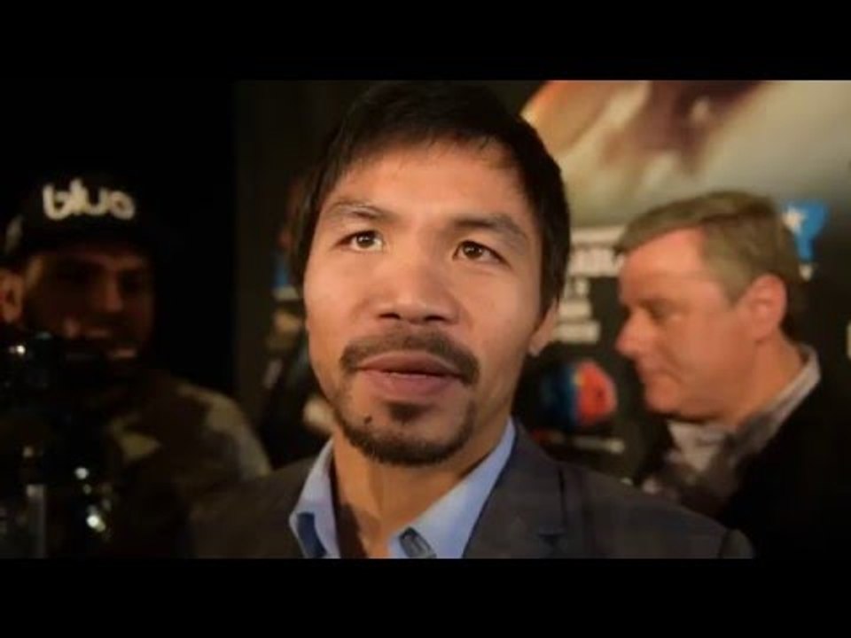 Manny Pacquiao vs Timothy Bradley 3 - Manny Pacquiao Answers Questions From New York Media