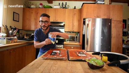 Canadian makes American flag pizza to mark Fourth of July