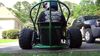 THE DRAGSTER DOES (BABY) WHEELIES! | 50HP 670cc Drag Rail Kart