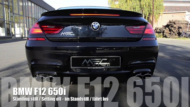 MEC Design BMW F12/ F13 650i Exhaust - Sound Version Earthquake