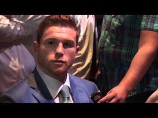 Canelo Alvarez Answer Questions by Las Vegas Press vs Amir Khan