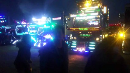 デコトラ祭ナイトシーンです