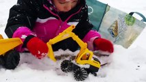 Kids Playing in the Snow | Snow Angel | Sledding |