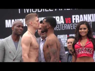 Jason Quigley vs James De La Rosa - FACE OFF at WEIGH IN