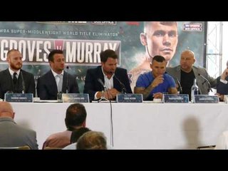 George Groves + Martin Murray Press Conference PART TWO
