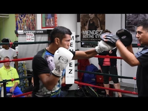 Juan Jose Martinez MITT WORKOUT vs Felix Verdejo