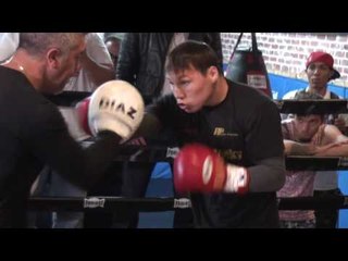 Ruslan Provodnikov EXPLOSIVE MITT WORKOUT! vs John Molina