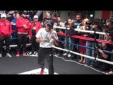 Chocolatito Roman Gonzalez SHADOW BOXING vs McWilliams Arroyo