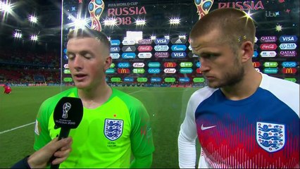 Jordan Pickford, Eric Dier & Kierran Trippier Interviews After England beat Colombia