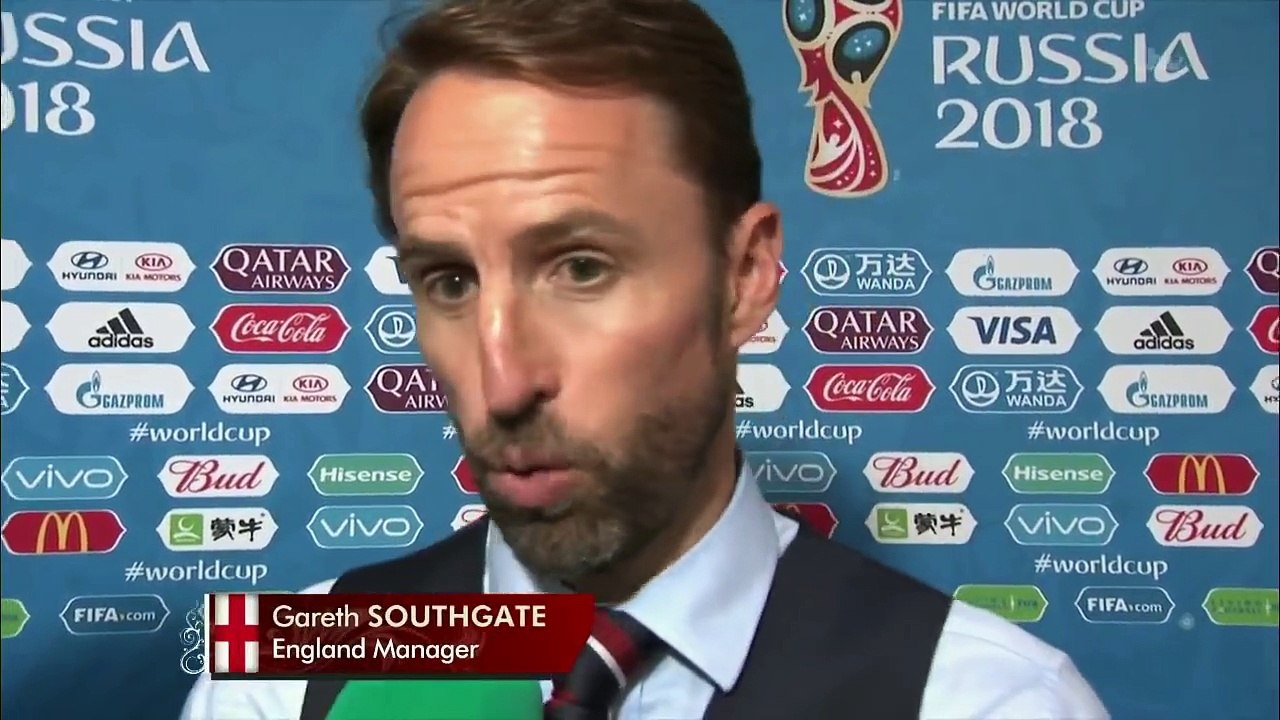 GARETH SOUTHGATE Post-Match Interview - England vs Colombia