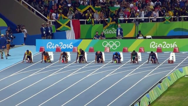 Usain Bolt Rio Olympics 2016 at 100 meters final GOLD metal