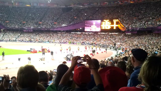 A lightning Bolt: Usain Bolt runs the 200m at the London 2012 Olympics