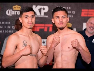 Eddie Ramirez vs Jessie Roman WEIGH IN & FACEOFF!
