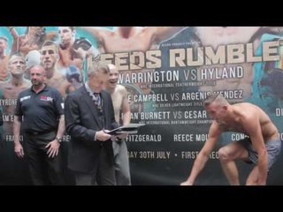 Ryan Hardy vs Darren Tetley Weigh-In