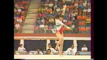 Tiziana DI PILATO (ITA) floor - 1993 Mediterranean Games EF